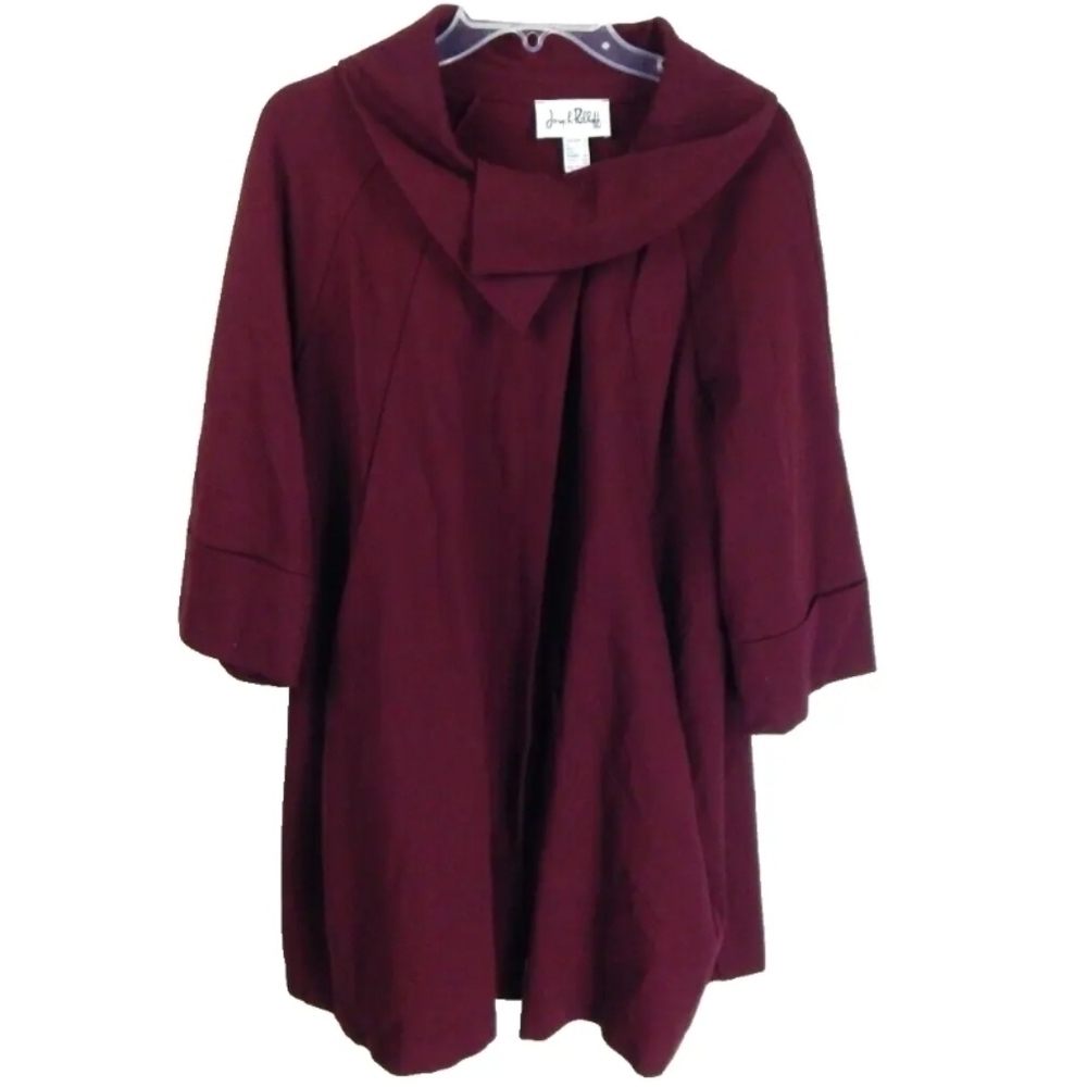 Joseph Ribkoff Cowl Neck Wrap Coat